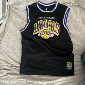 NBA Los Angeles Lakers Black and Purple Tank Top